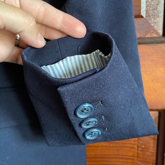 EUC Navy Blue Merona Blazer and Dress Pants; Dress Suit - Picture 7 of 7